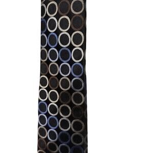 Michael Kors Tie - Blue Purple Geometric Silk Necktie - Men's Classic
